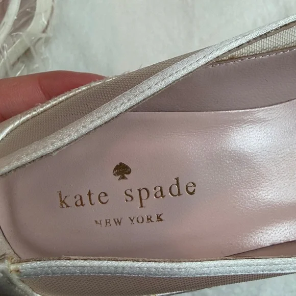 Kate Spade White Formal High Heel Shoes - Picture 3 of 5